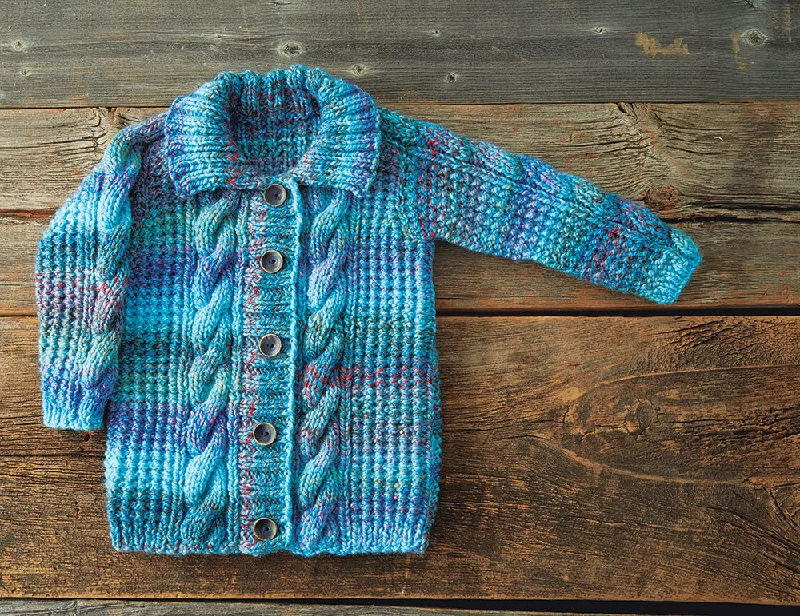 Kid's Cabled Cardigan