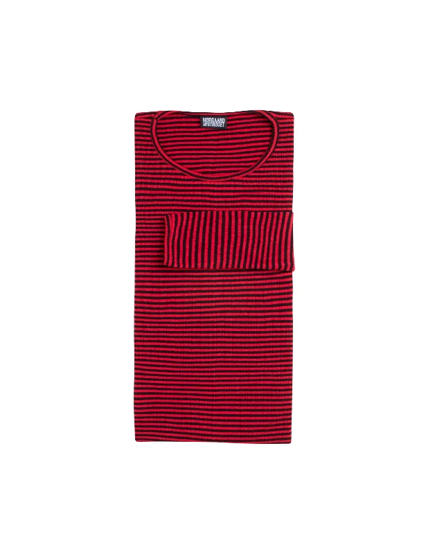 101 Fine Stripe, Black/Red