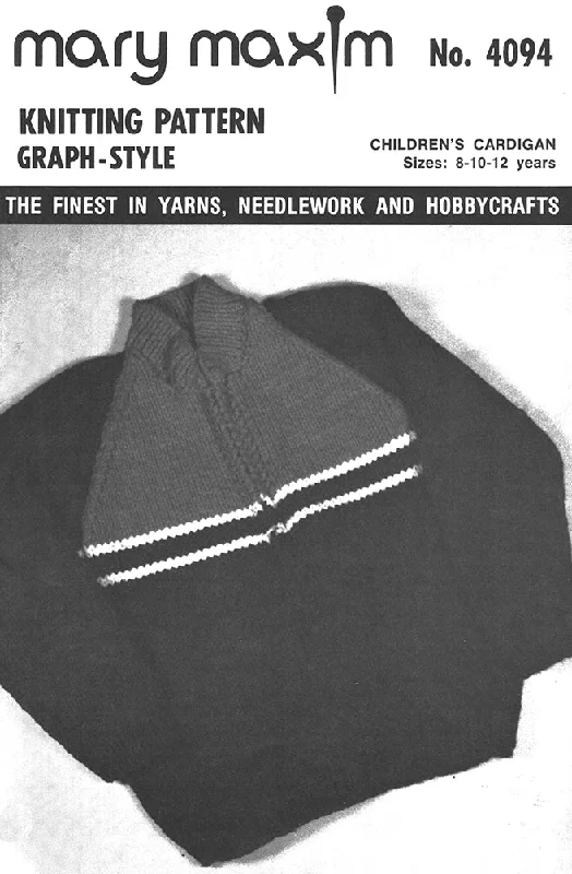 Children's Cardigan Pattern