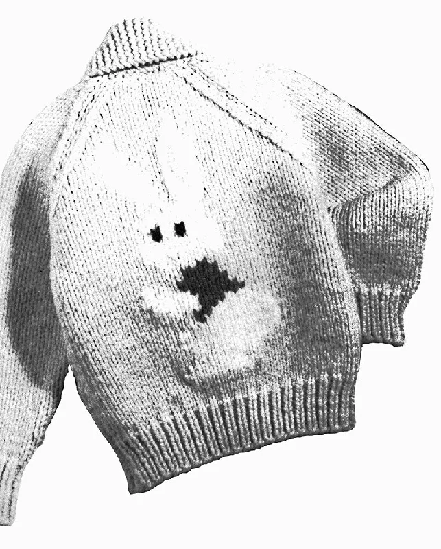 Kiddies' Bunny Cardigan Pattern