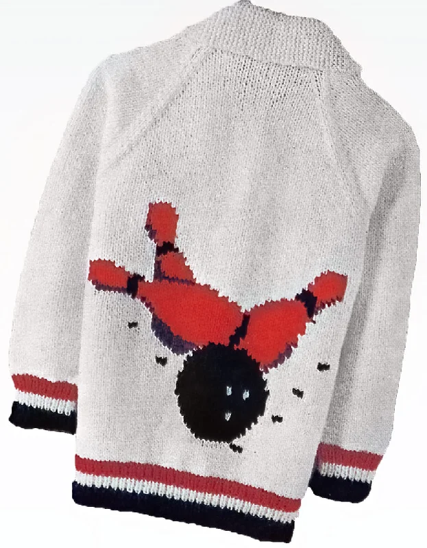 Ladies' or Youth's Bowling Cardigan Pattern