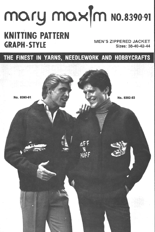 Men's Zippered Jacket Pattern