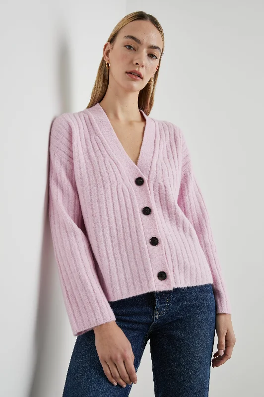 MORGAN CARDIGAN - LILAC