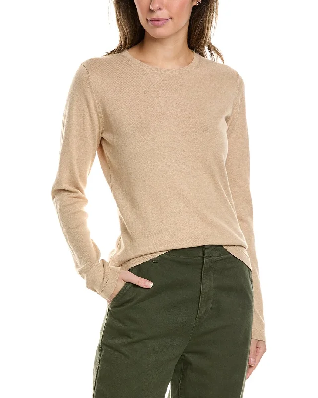 Alashan Cashmere Classic Crewneck Cashmere-Blend Pullover