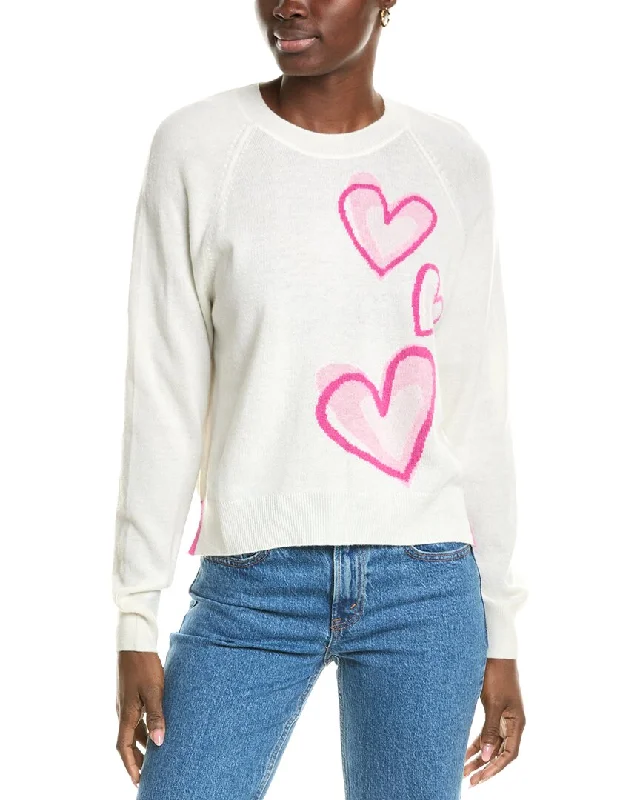 Brodie Cashmere Wool & Cashmere-Blend Graphic Heart Jumper