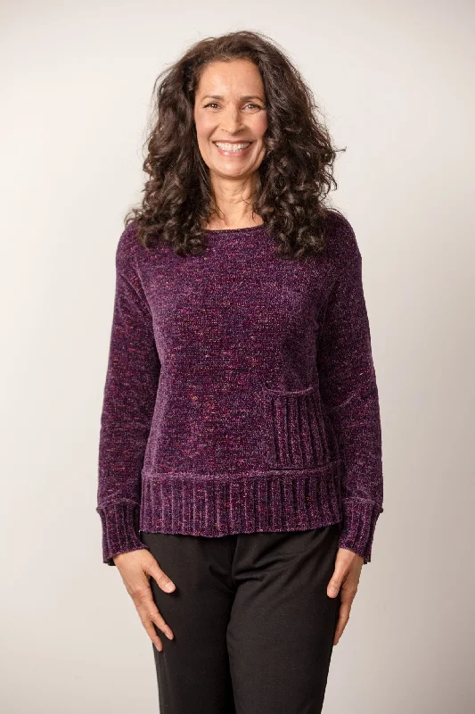 Chenille Pocket Pullover