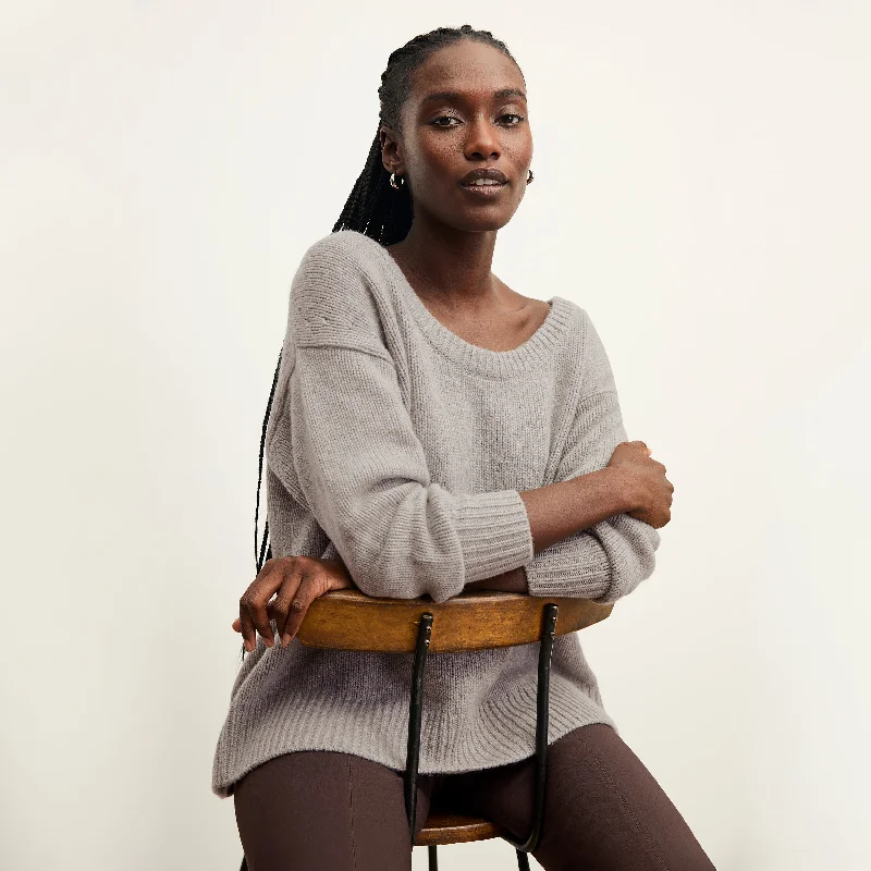 Theo Pullover - Plush Cashmere :: Stormcloud