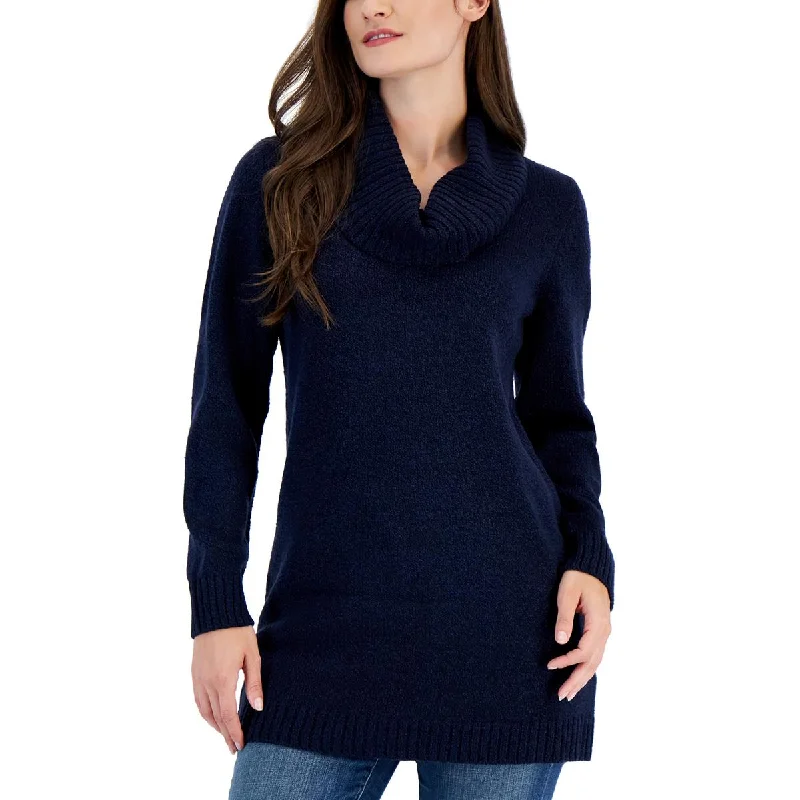 Womens Cowl Neck Oversized Pullover Sweater