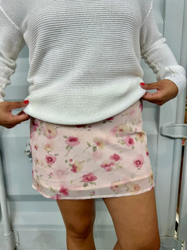 dreamy pink skirt