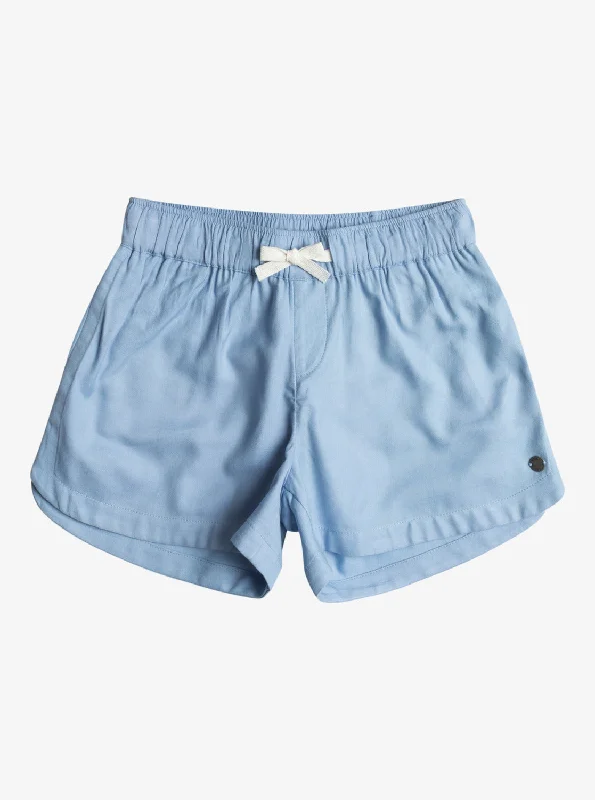 Girls 4-16 Una Mattina Shorts - Bel Air Blue