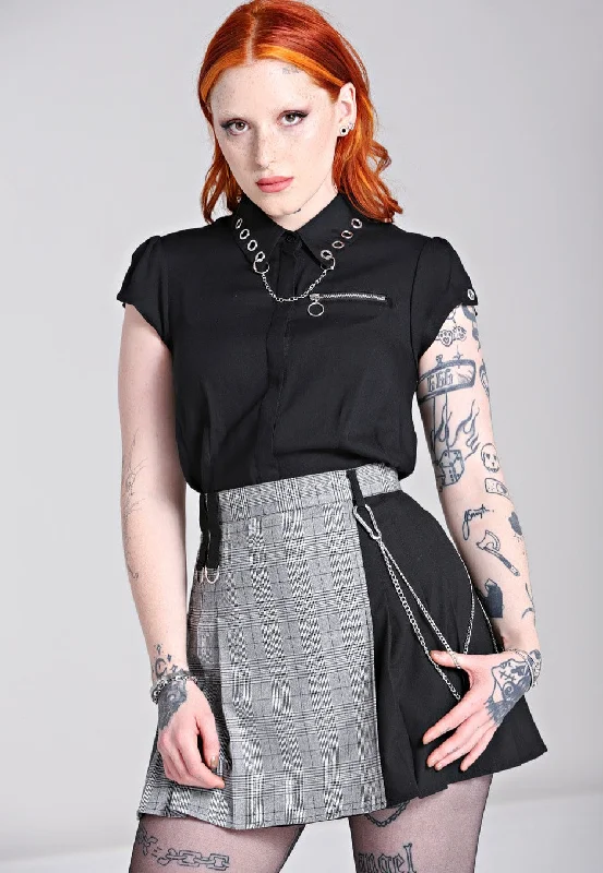 Hellbunny - Mina Grey - Skirt