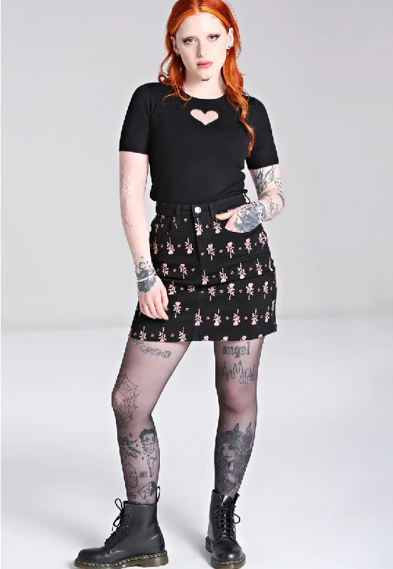 Hellbunny - The Lover Black - Skirt