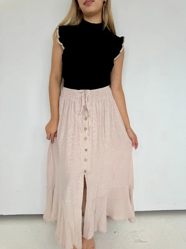 madalyn champagne skirt