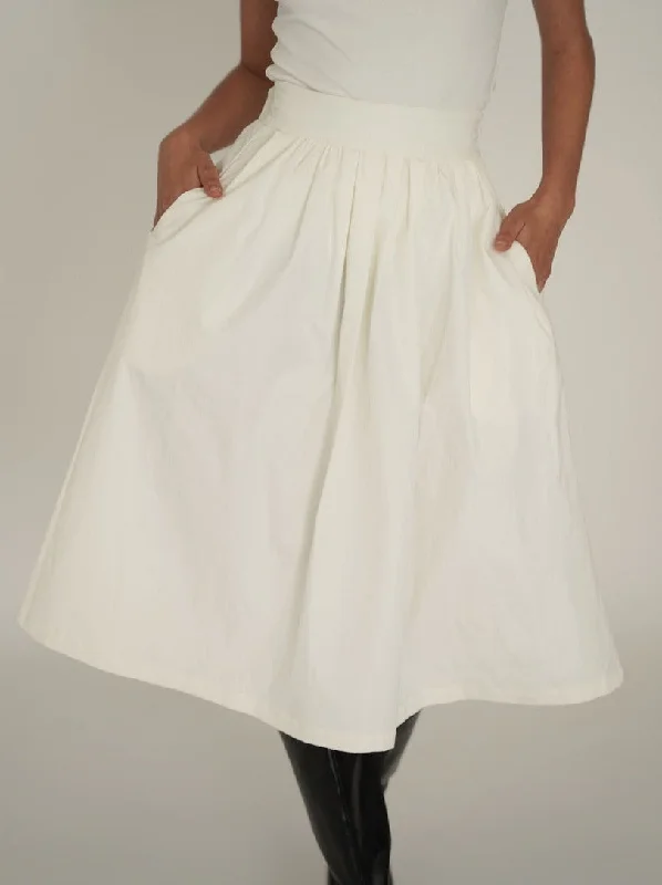 Midi A-Line Skirt