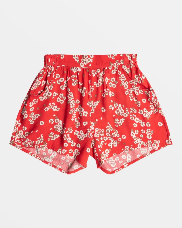 Girls 4-16 Midnight Avenue Flowy Printed Shorts - Hibiscus Margarita