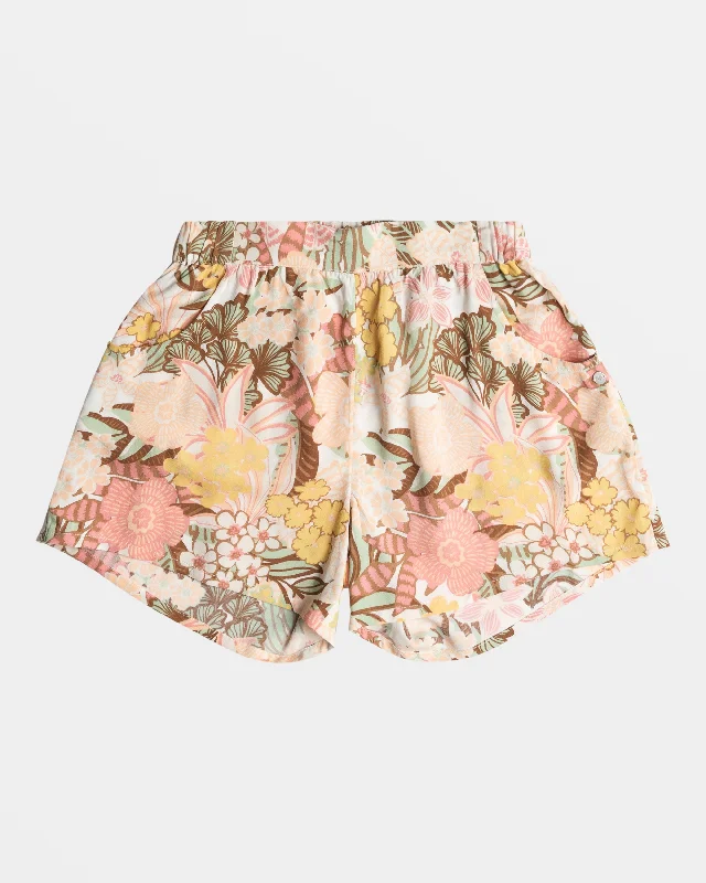 Girls 4-16 Midnight Avenue Flowy Printed Shorts - White Viva La Vida