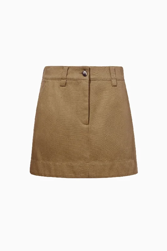 Proenza Schouler White Label Silas Skirt - Dark Birch