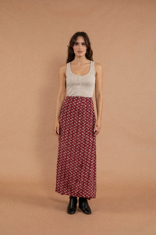 Rahi Straight Maxi Skirt