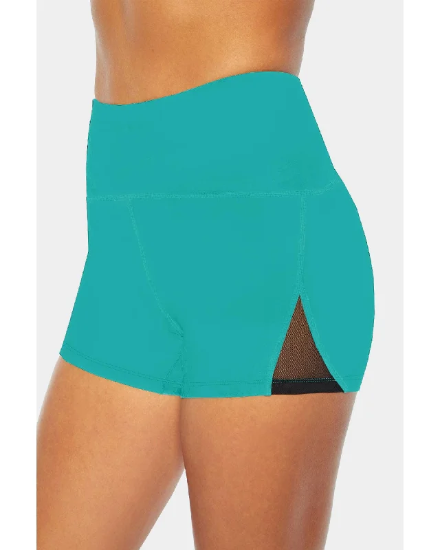 Azura Exchange Cutout Patchwork Swim Shorts - 2XL