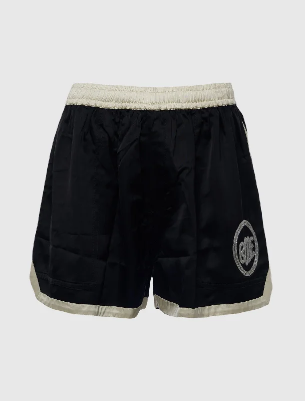 SATIN GYM SHORTS