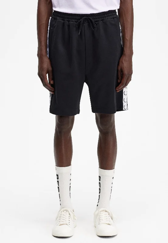 Fred Perry - Taped Tricot Black - Shorts