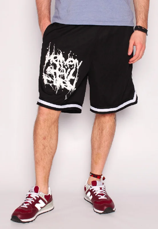 Heaven Shall Burn - Stacked Logo Striped  - Shorts