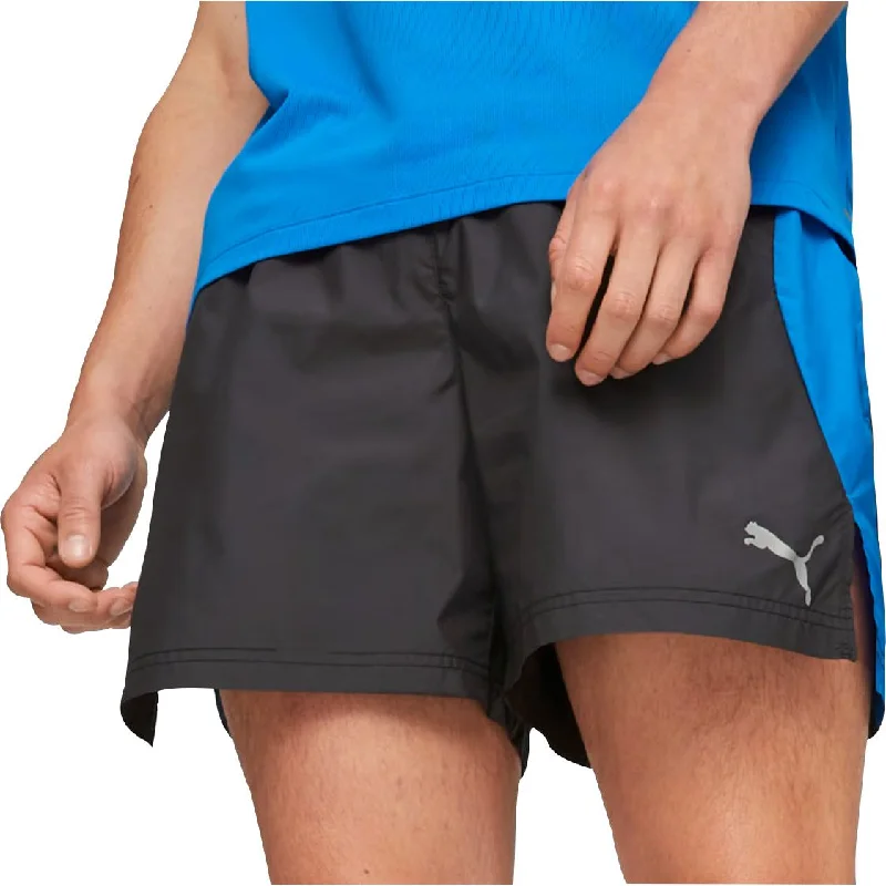 Puma Woven 5 Inch Mens Running Shorts - Black