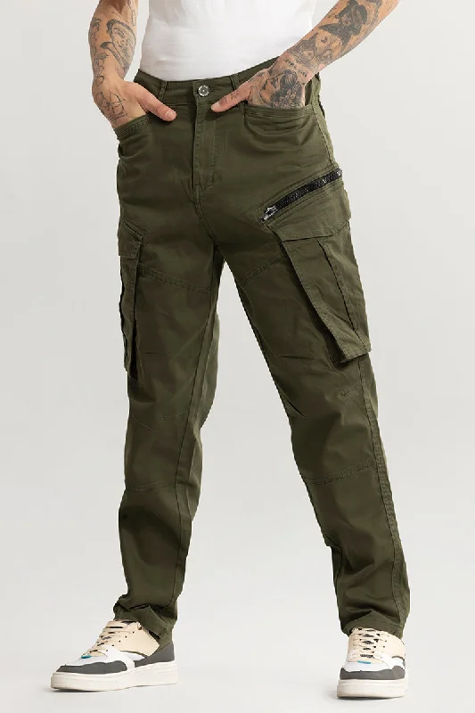 Kyubic Olive Cargo Pant