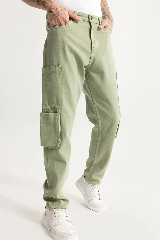 Void Green Baggy Fit Jeans